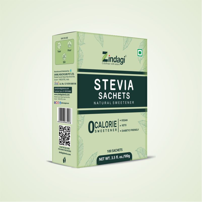 stevia sugar sachets