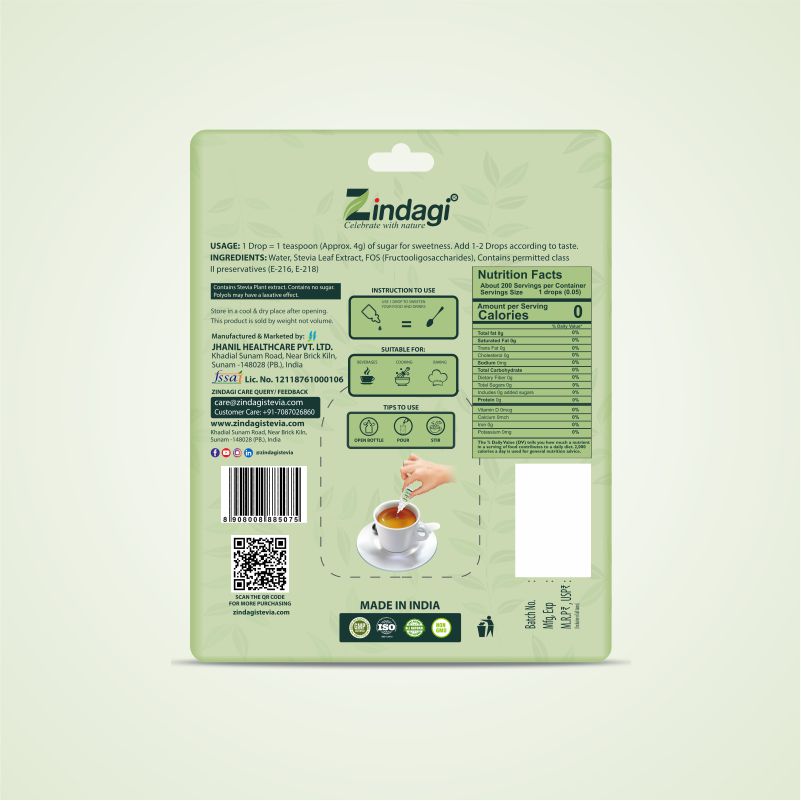 sugar free liquid extract