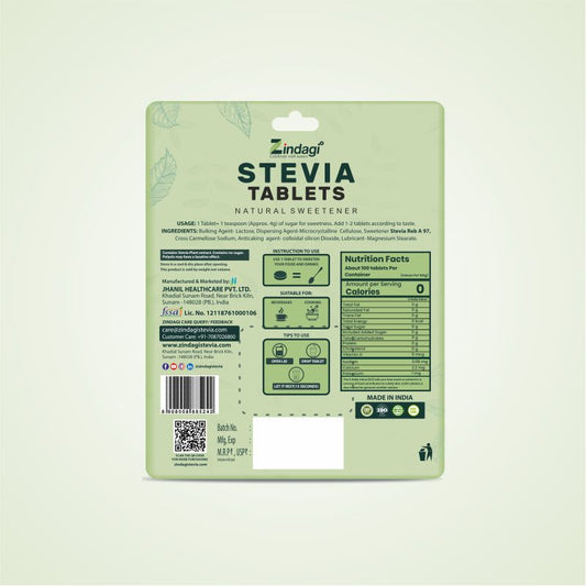 stevia sugar free tablets