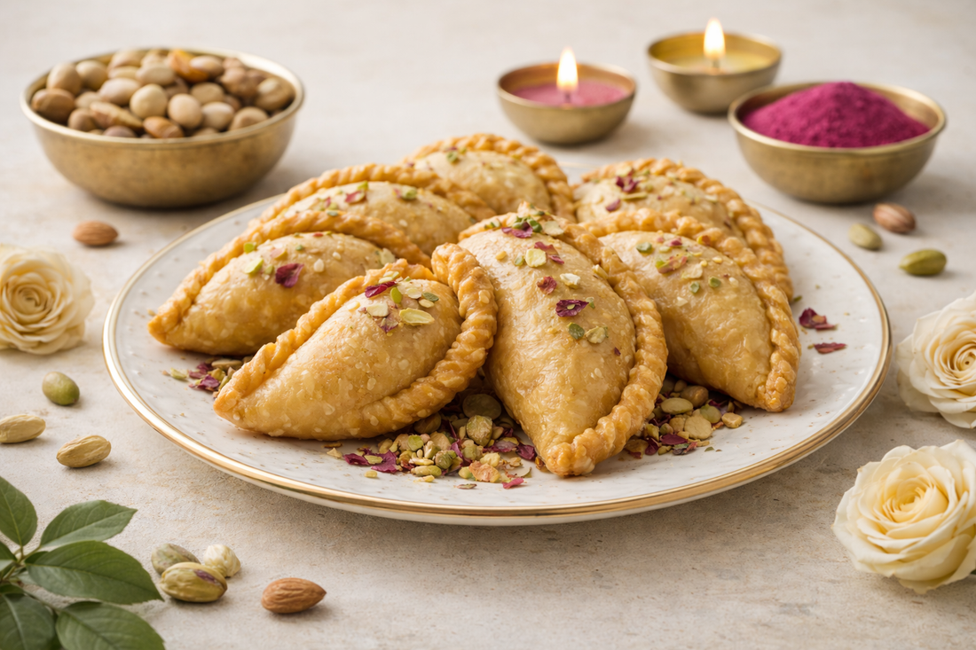 Sugar Free Gujiya - Holi Special 