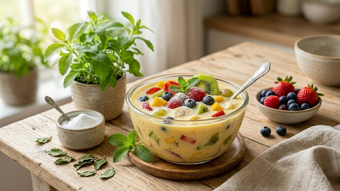 Sugar Free Fruit Custard Recipe