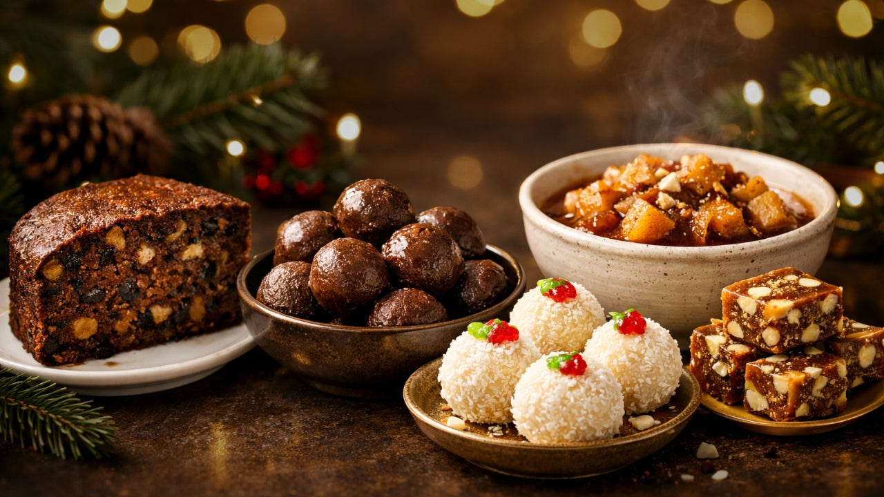 image consists of sugar free desserts made using zindagi stevia powder