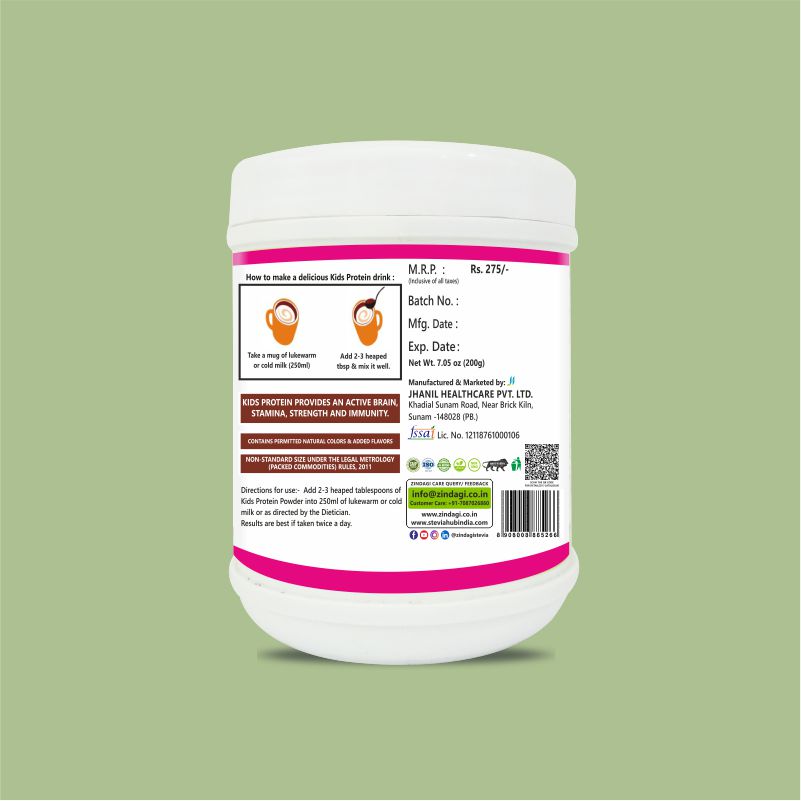 Zindagi Kids Protein 200gm | Complete Nutrition with Whey