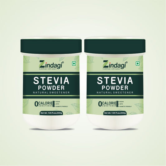 Zindagi Stevia Powder 200gm | Pack of 2