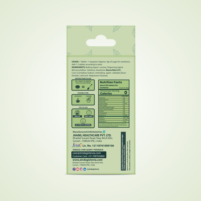 sugar free stevia tablets