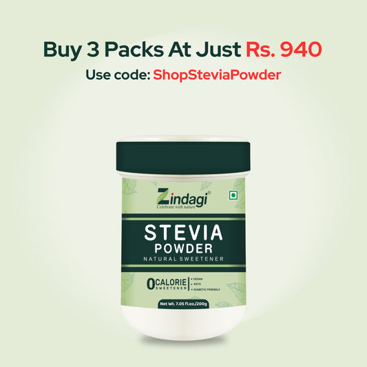 Stevia Powder Zero Calorie Sugar Free Sweetener